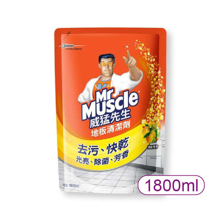 【莊臣】威猛先生愛地潔檸檬-1800ml補充包