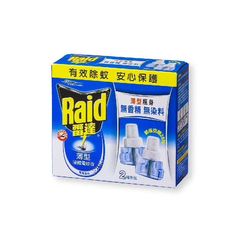 【雷達】薄型液體電蚊香-無味 重裝(41mlX2)