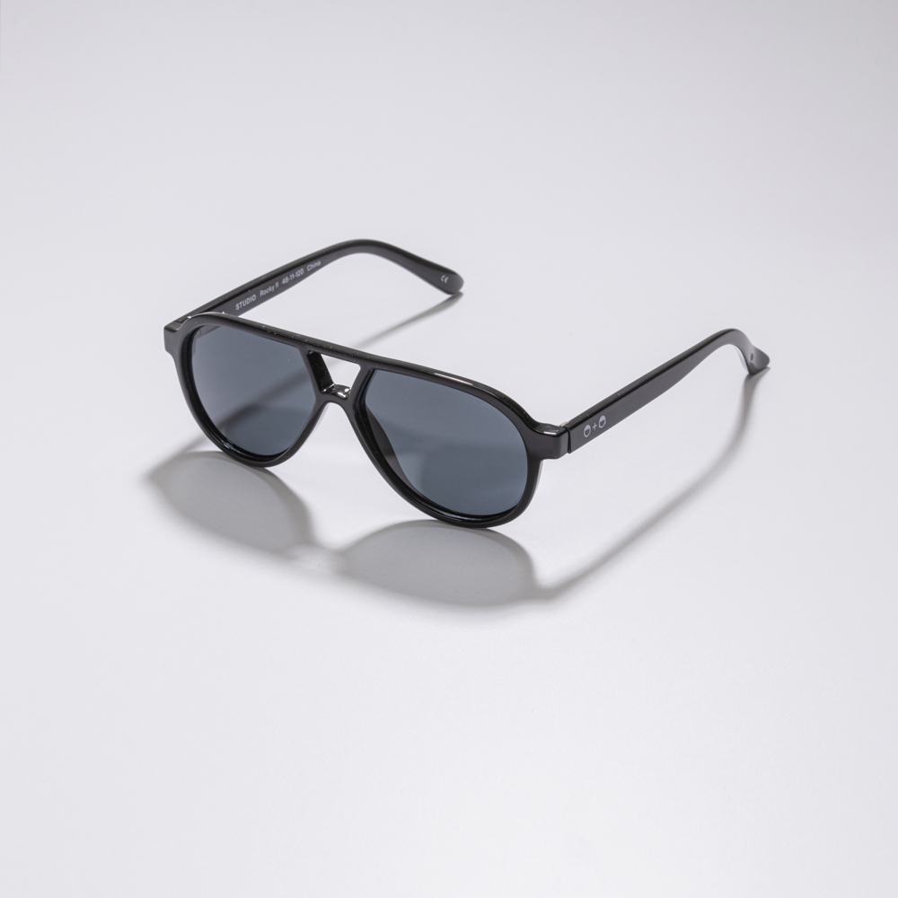 Sons + Daughters Eyewear 兒童太陽眼鏡/ ROCKY II/ 光澤黑