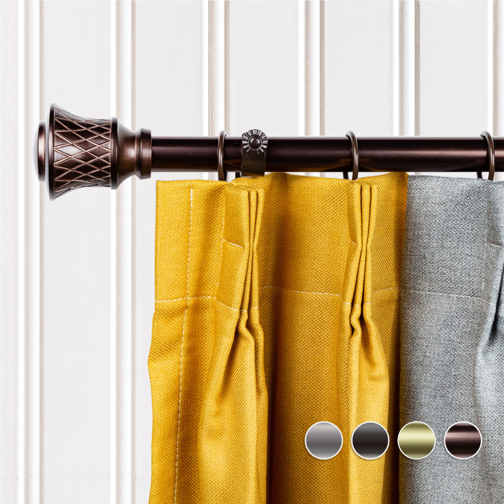 25.4mm│城市雅痞│伸縮窗簾桿│4色2尺寸