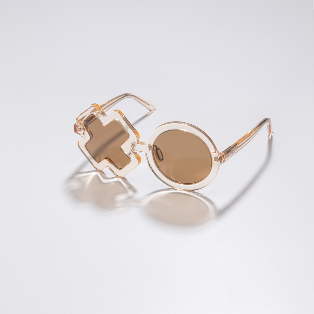 Sons + Daughters Eyewear 兒童太陽眼鏡/ XO/ 透明香檳金色