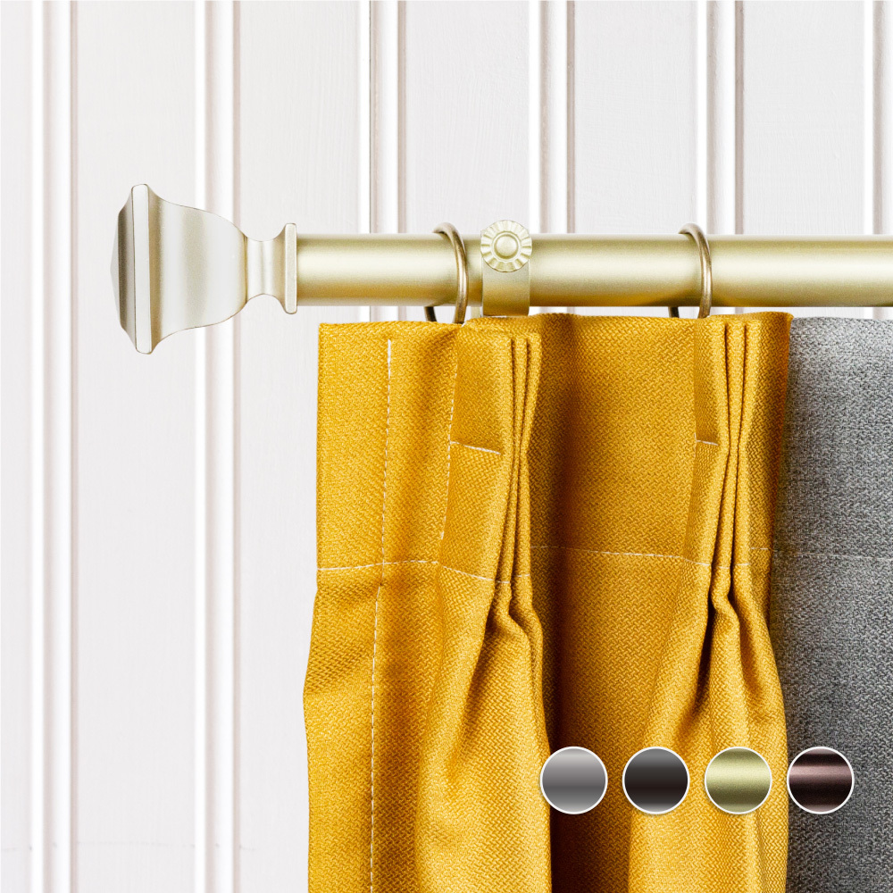 25.4mm│優雅格調│伸縮窗簾桿│4色2尺寸