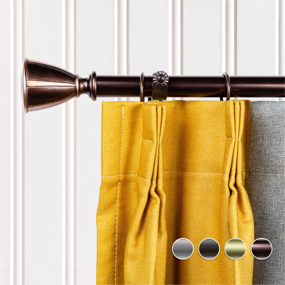 25.4mm│古典浪漫│伸縮窗簾桿│4色2尺寸