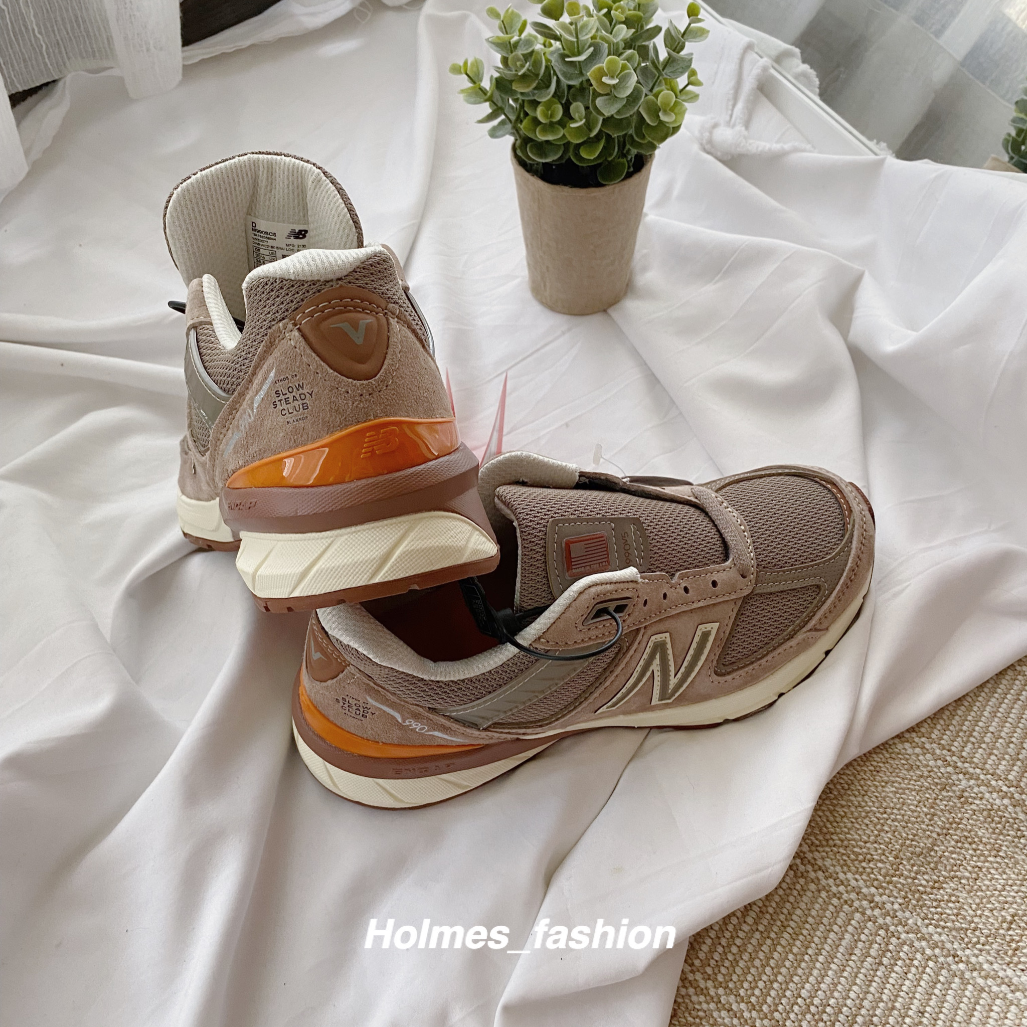 Holmes】NEW BALANCE x SLOW STEADY CLUB 990 V5 NB M990AC