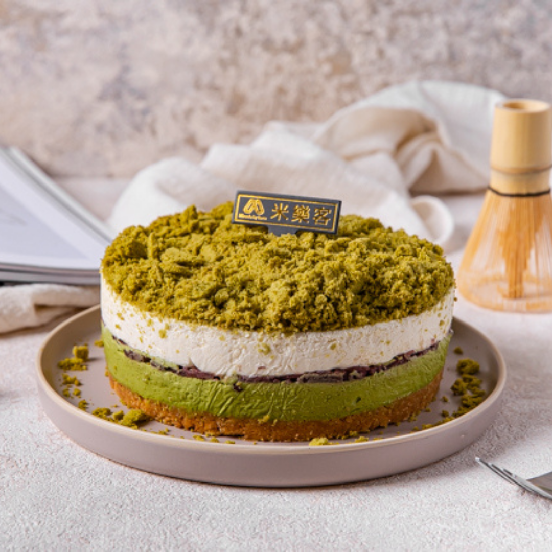 【米樂客】抹茶乳酪三重奏｜無麩質｜小山園抹茶Ｘ法國生乳酪Ｘ台灣蜜紅豆