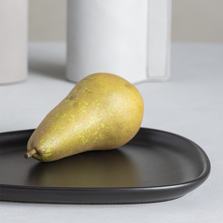 丹麥LINDDNA 炻器午餐盤-消光黑