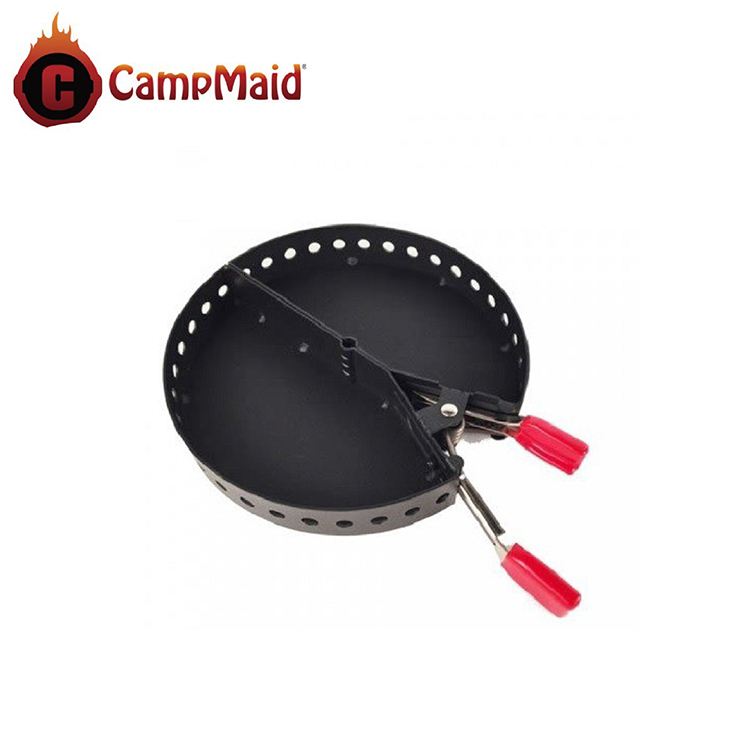 【絕版品】CampMaid 美國 鑄鐵鍋好幫手-夾式火炭盆 彈簧夾鉗/好攜帶/登山露營/戶外烤肉 51CM60001