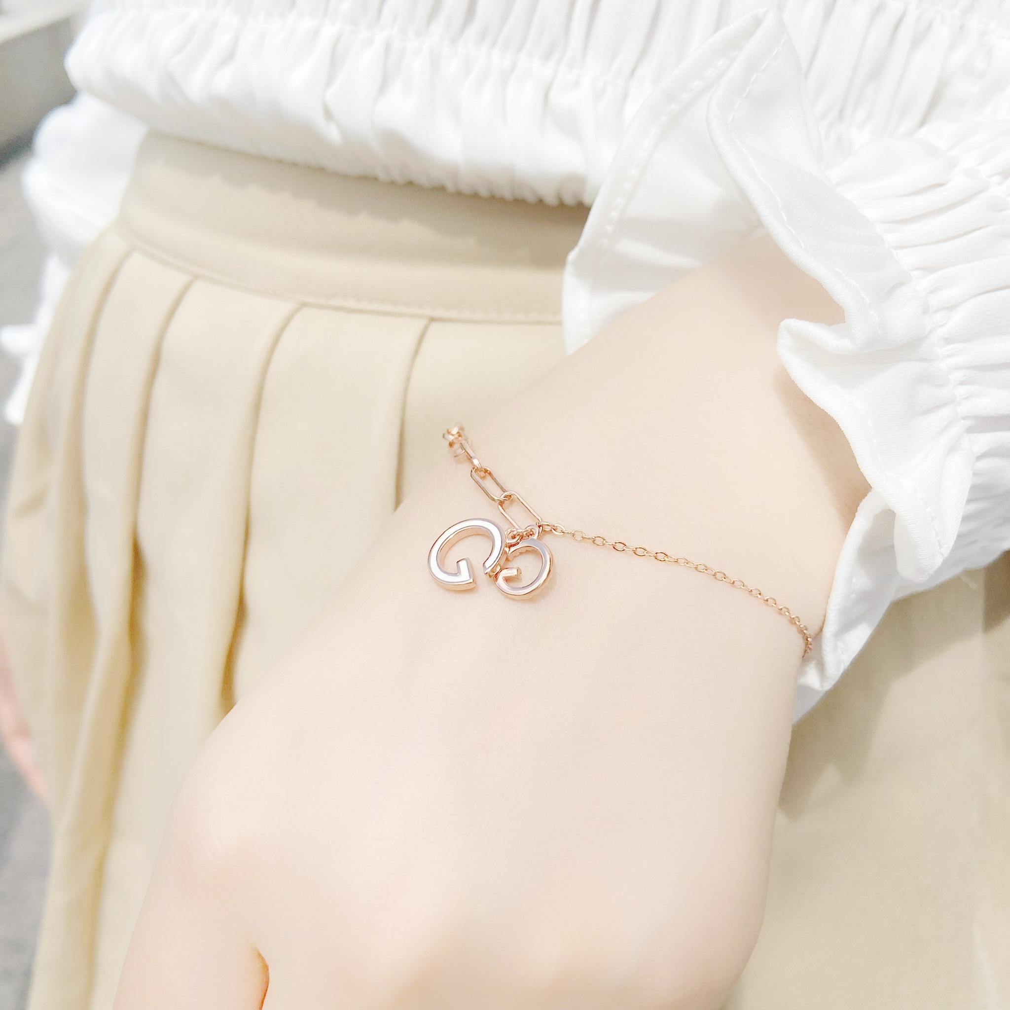 | 925 Silver・White Gold・Rose Gold | Worthy Moment Bracelet（Silver / Rose Gold） | BR0635 |