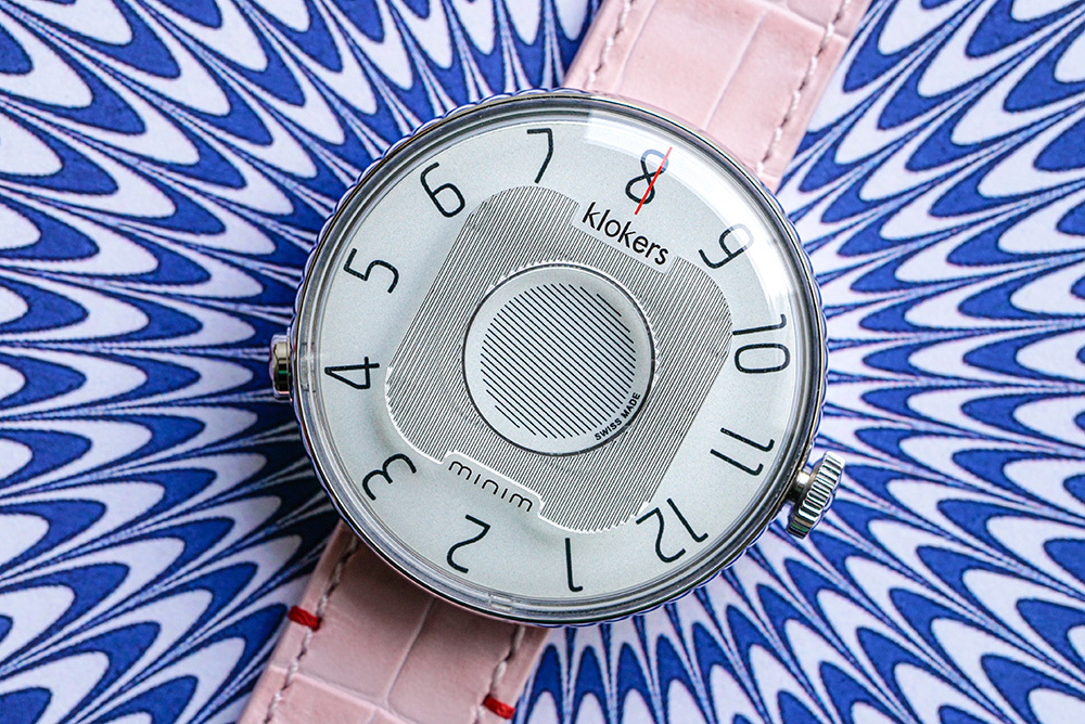 KLOK-08-M3 礦物灰色錶頭+皮革錶帶搭配摺疊錶扣