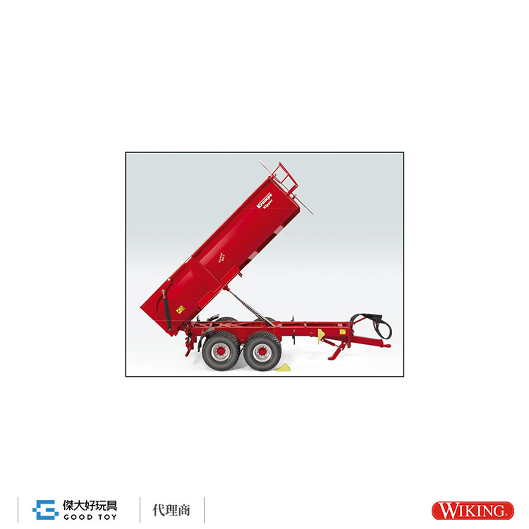 Wiking 077335 1:32 Krampe Big Body 650 S 後/側自卸半拖車