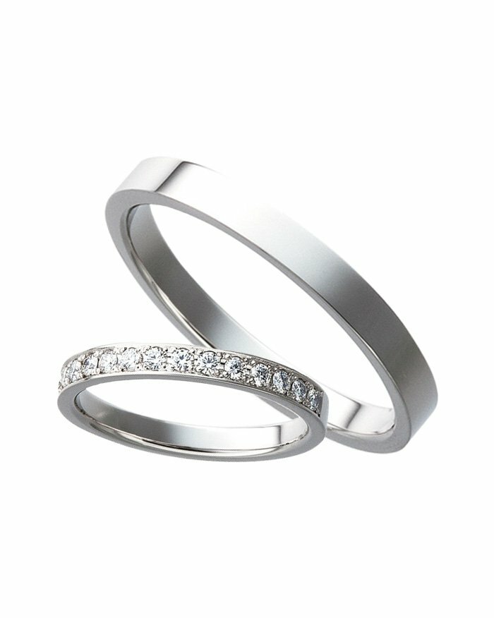 Féerie Porte - Champagne PT950 鉑金 結婚戒指