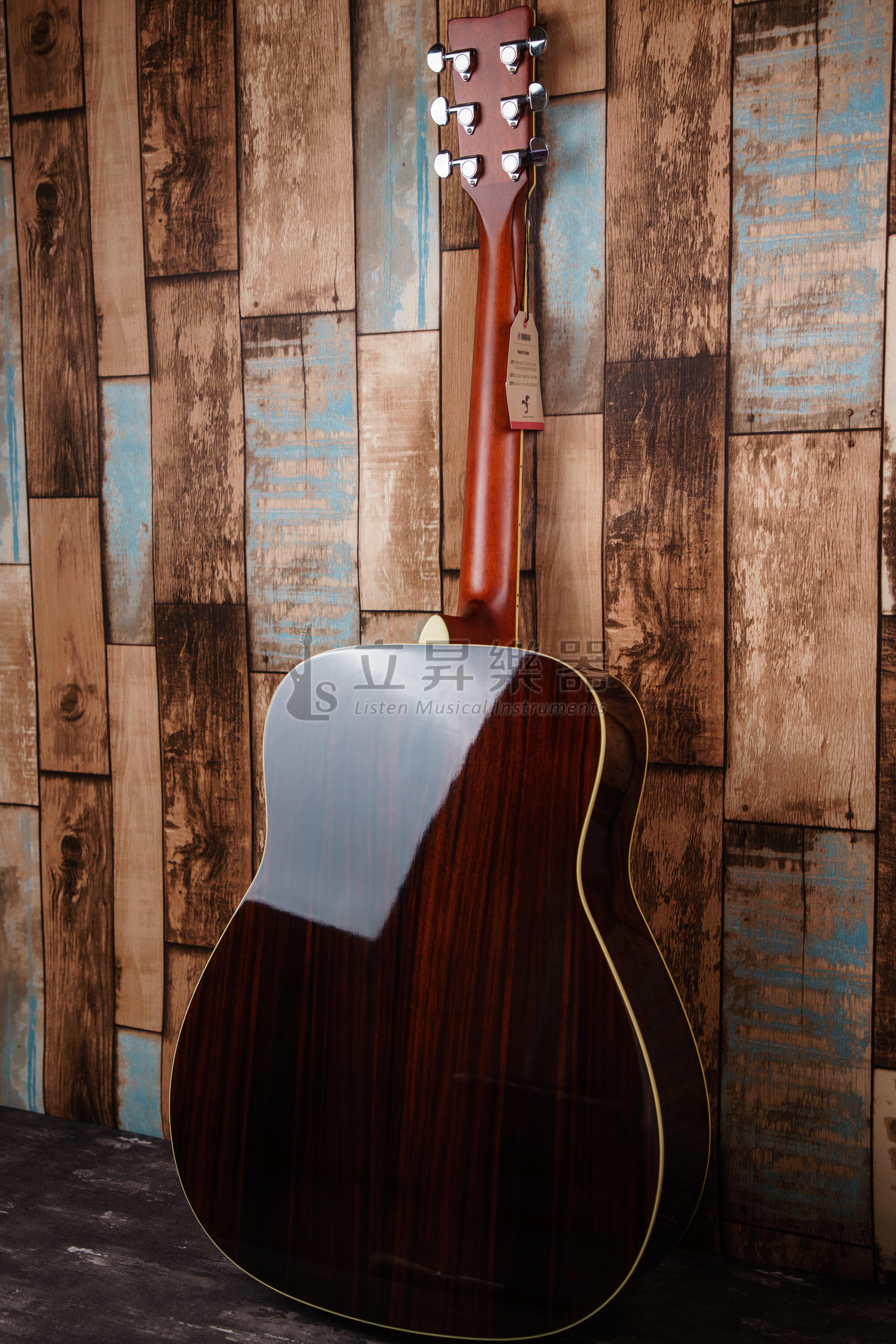 YAMAHA FG830 系列 雲杉木面單板 玫瑰木側背板 全新扇形音樑支撐設計 附原廠琴袋 ｜ NT 原木色 YAMAHA FG830 系列 雲杉木面單板 玫瑰木側背板 全新扇形音樑支撐設計 附原廠琴袋 ｜ NT 原木色 / TBS 菸草咖啡夕陽漸層色 第 3 張圖片｜三峽吉他 / Bass