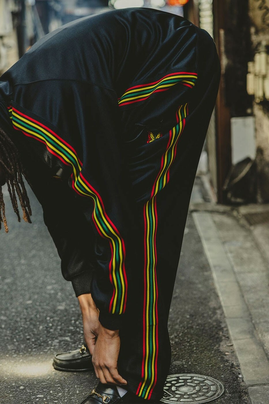 2022AW NEEDLES X BEAMS Track Pant 彩虹 蝴蝶 超限量 長褲 直筒 現貨