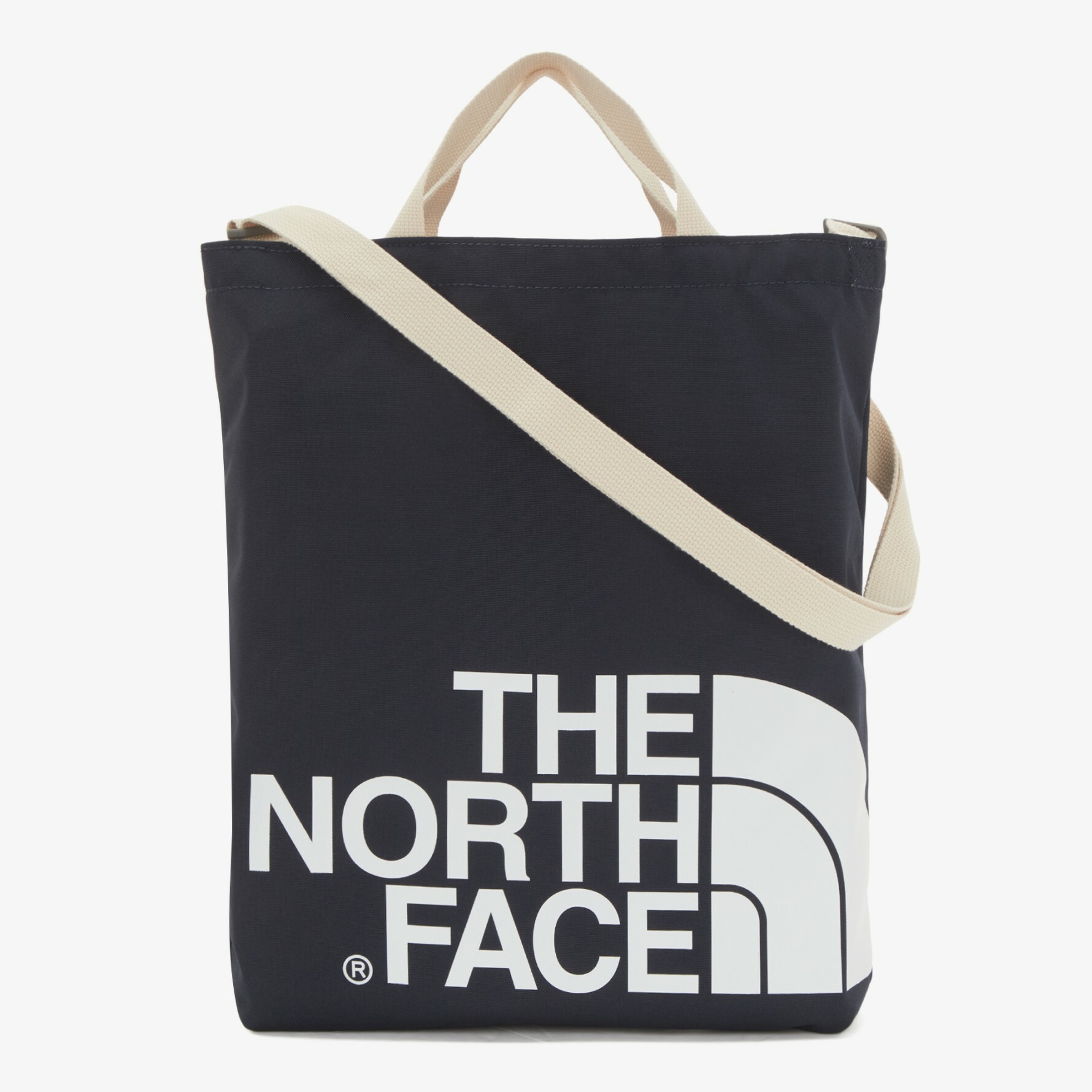 THE NORTH FACE 白標限定 大LOGO 托特包 手提 側背 深藍 TOTE  NN2PN09M
