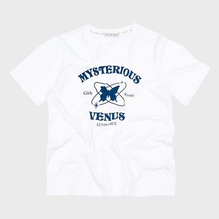 LUV IS TRUE GV MYSTERIOUS TEE(WHITE)