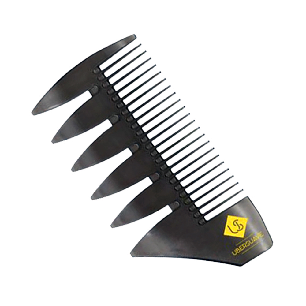 新加坡 Ubersuave - 雙齒梳（手抓感寬齒梳＋細齒梳）