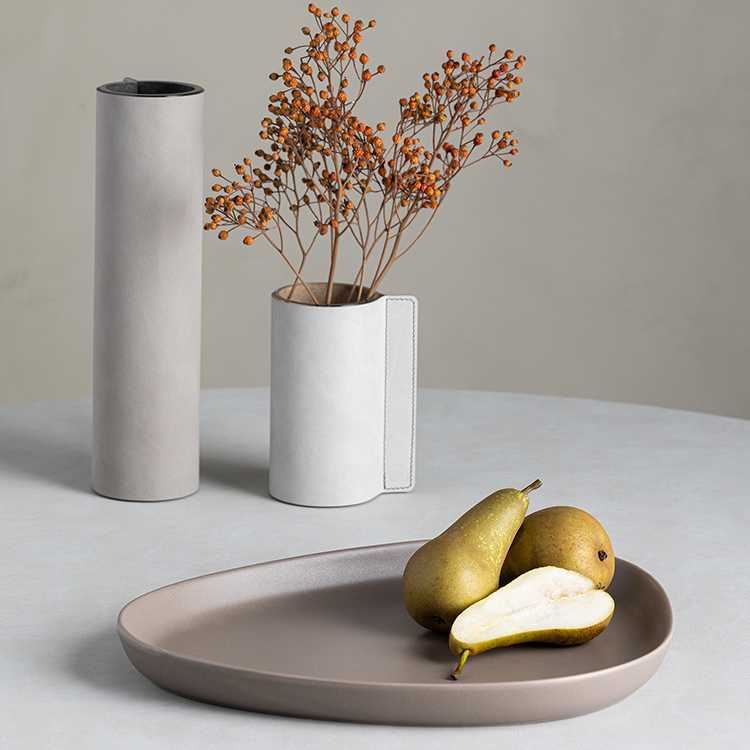 丹麥LINDDNA 炻器大淺盤-暖灰