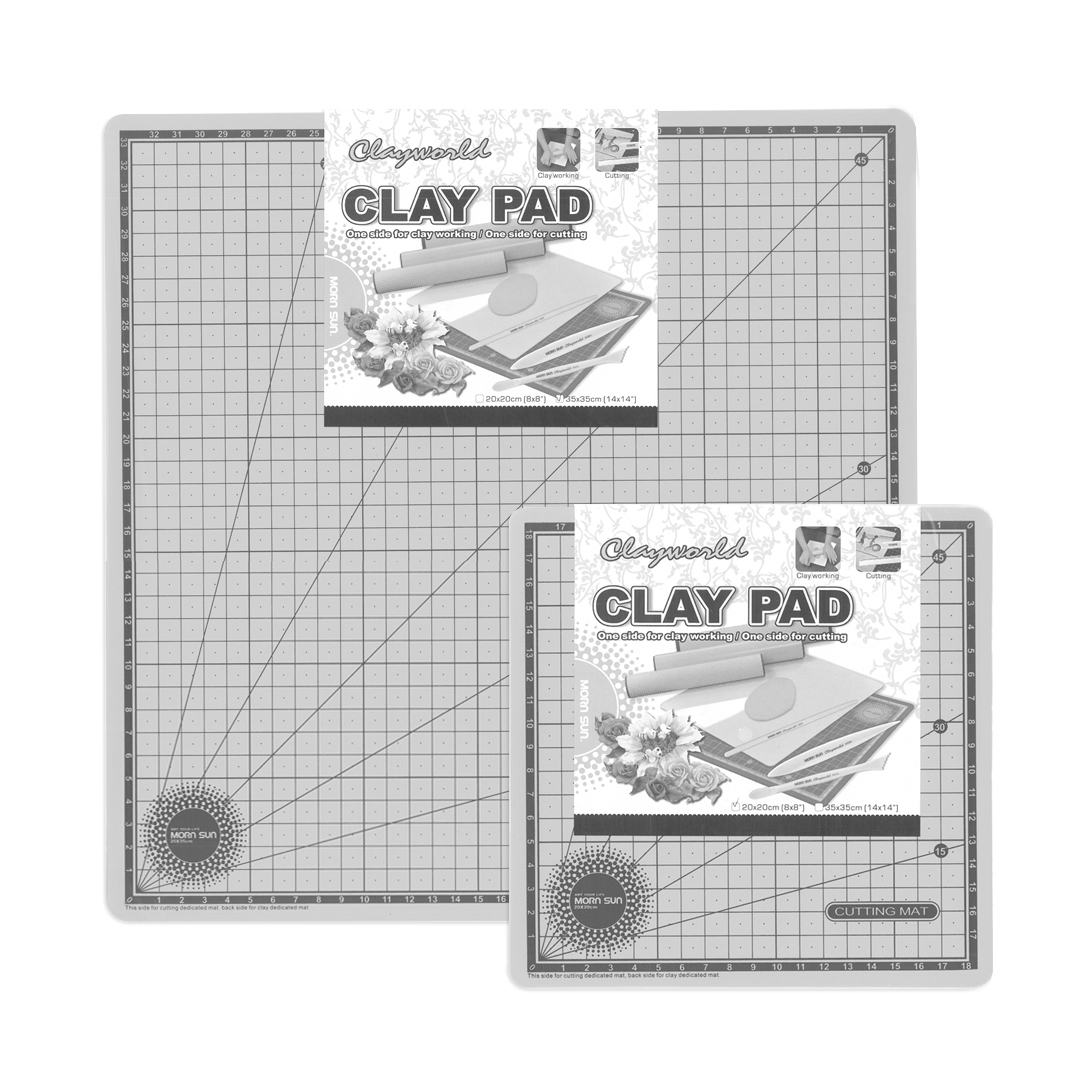 【MIT二合一雙面黏土墊板】黏土DIY 創作切割墊 抗黏墊_MORNSUN