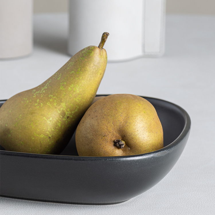 丹麥LINDDNA 炻器深盤-消光黑