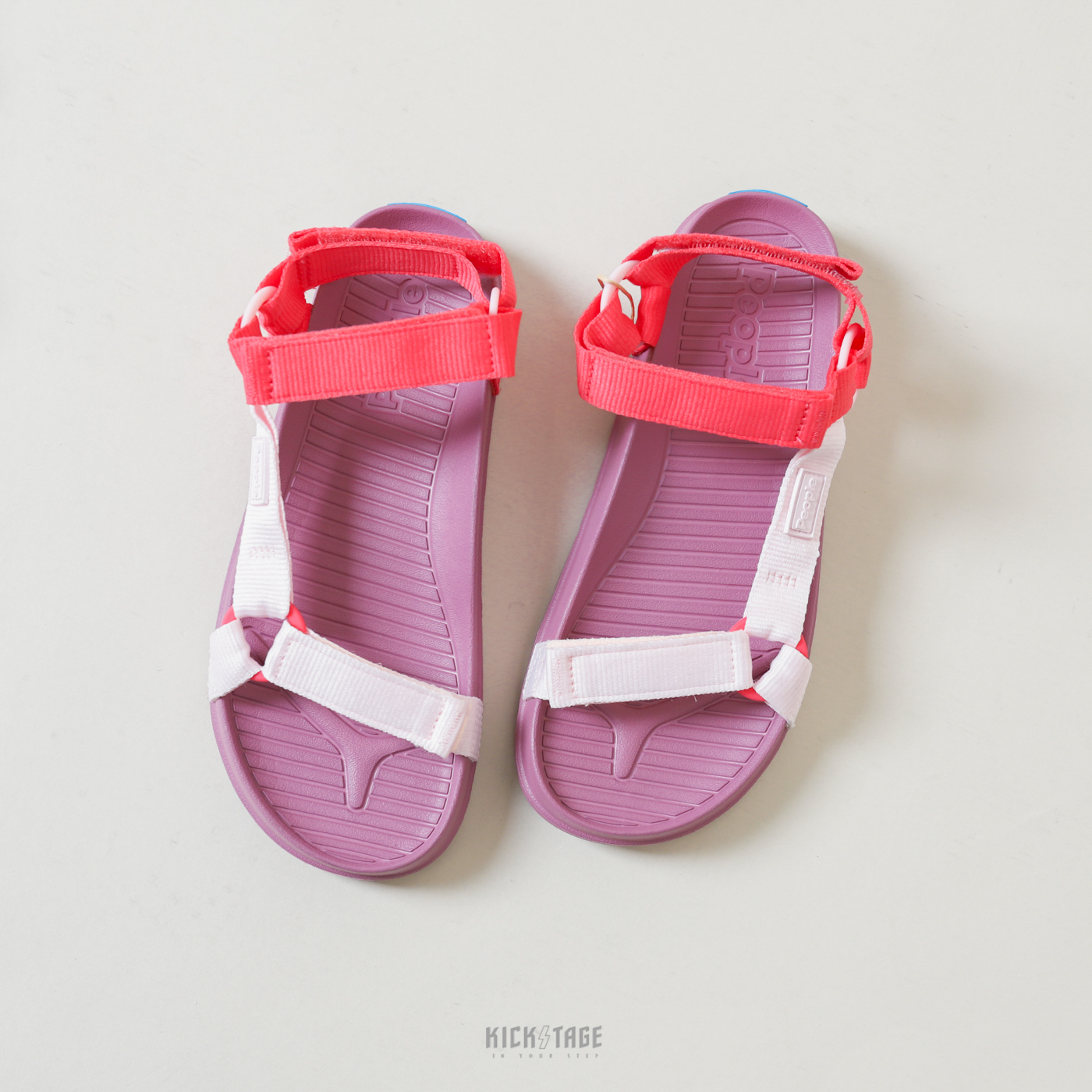 [售出無退換]童鞋 PEOPLE LENNON TRAIL KIDS 粉紫 藍灰 兒童款 可調節織帶 防水涼鞋【NC04TC-160】