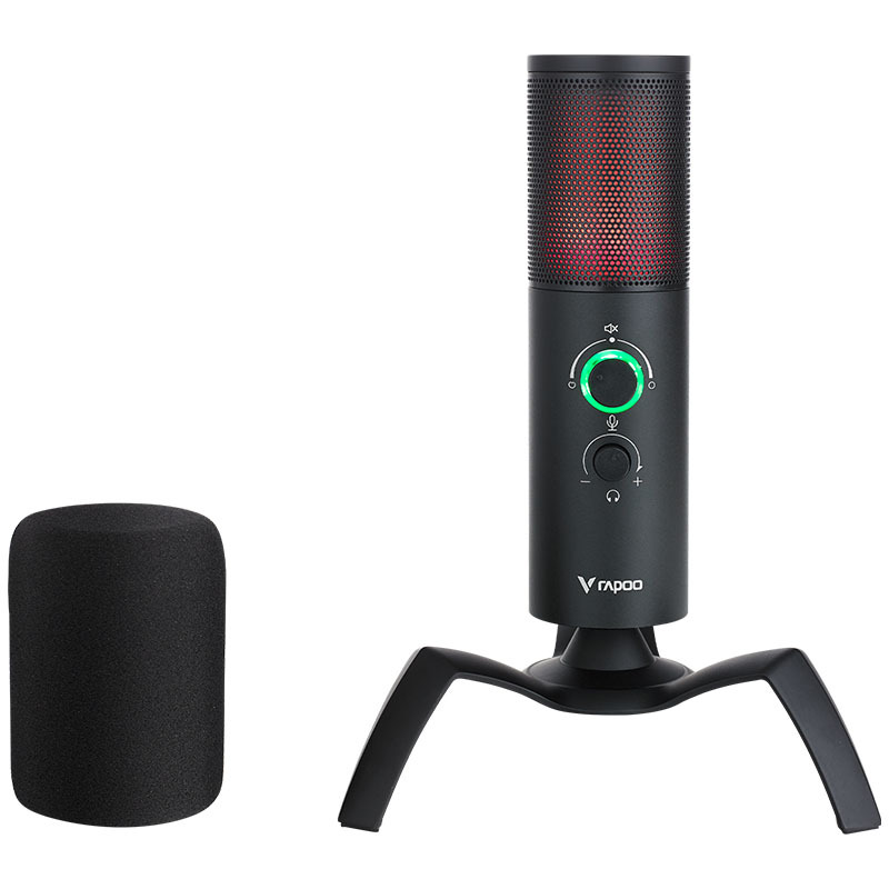 RAPOO - VS500 RGB幻彩背光雙指向收音遊戲直播麥克風 gaming mic