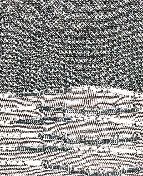 牛仔藍色開胸毛衫