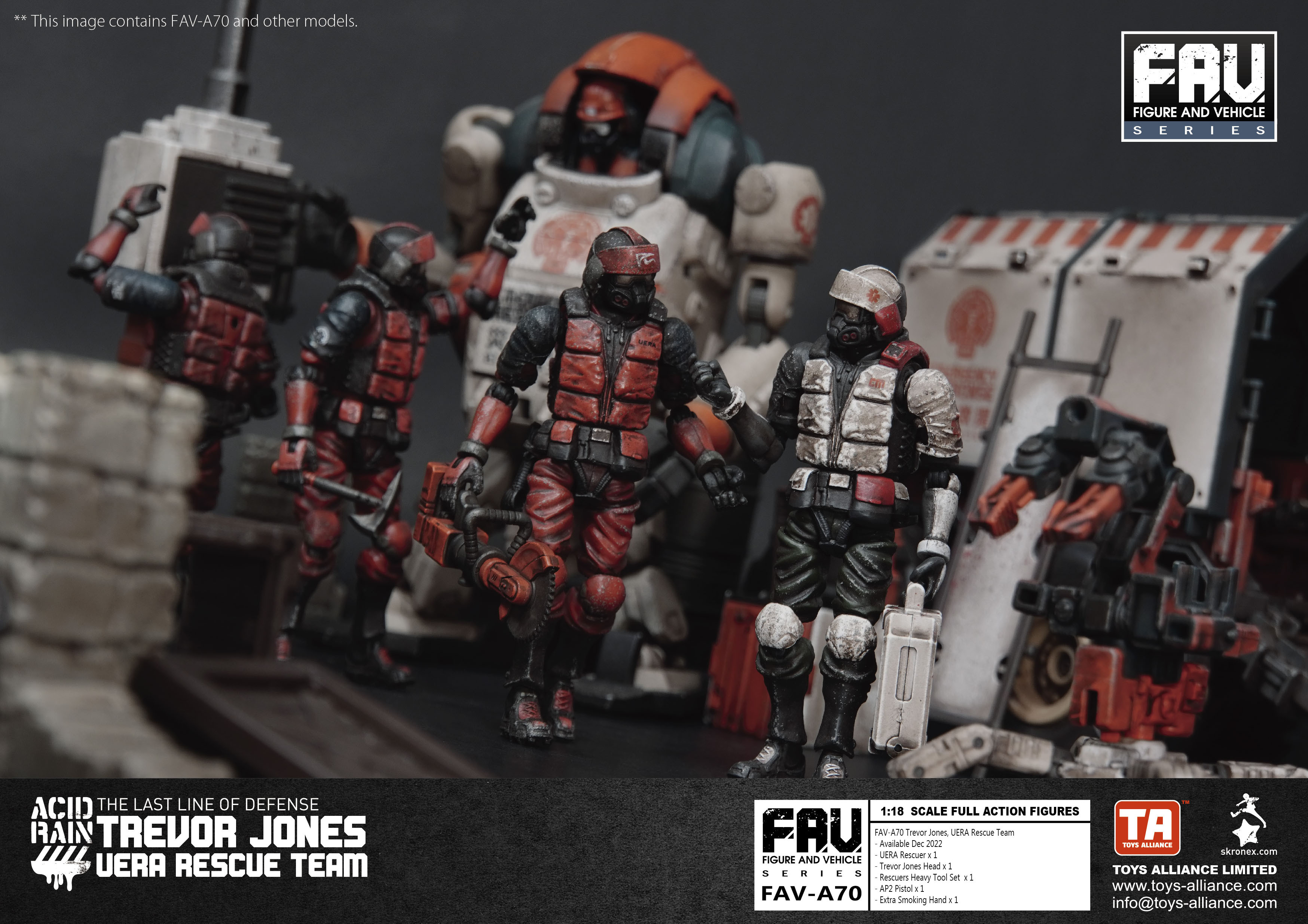 Toys Alliance : 1/18 酸雨戰爭 FAV-A70 崔弗·瓊斯, 國援救援隊員