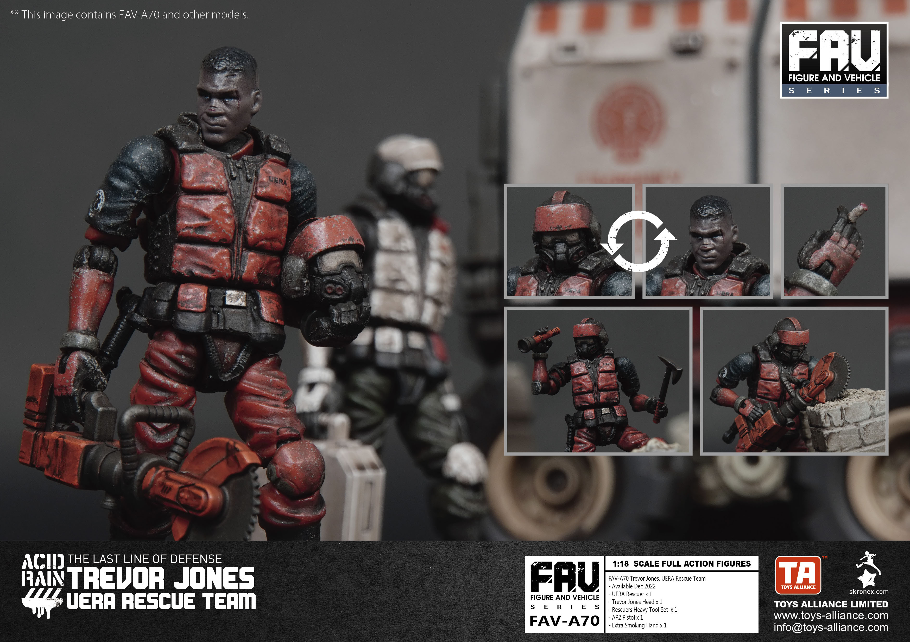 Toys Alliance : 1/18 酸雨戰爭 FAV-A70 崔弗·瓊斯, 國援救援隊員