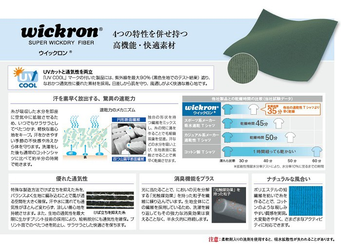 Montbell Wickron T Mt Tsukuba 筑波山地域限定版 透氣快乾 T-Shirt