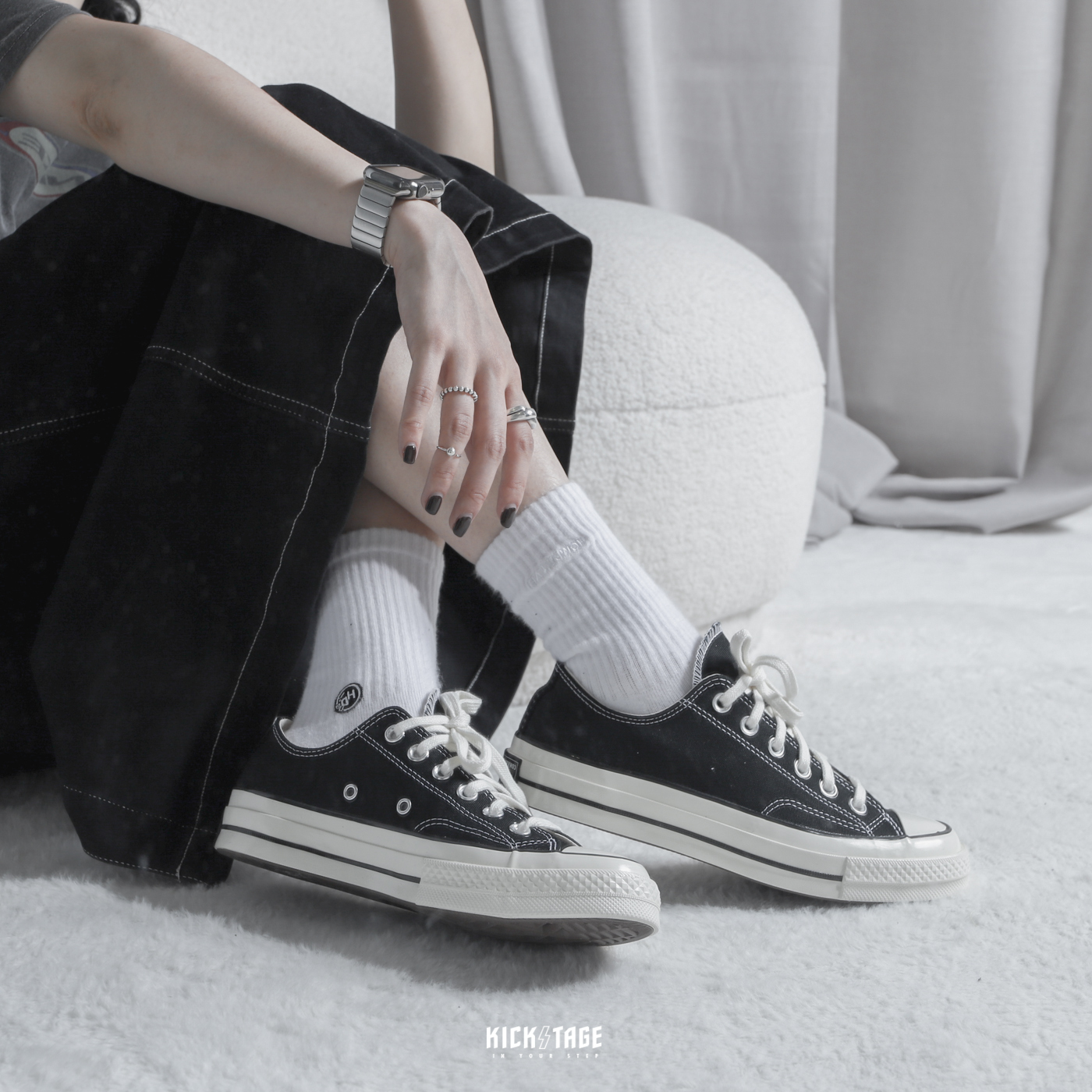 <特價，不退換> CONVERSE 1970 ALL STAR 70 黑色 低筒 帆布鞋 奶油頭 黑標 三星標【162058C】