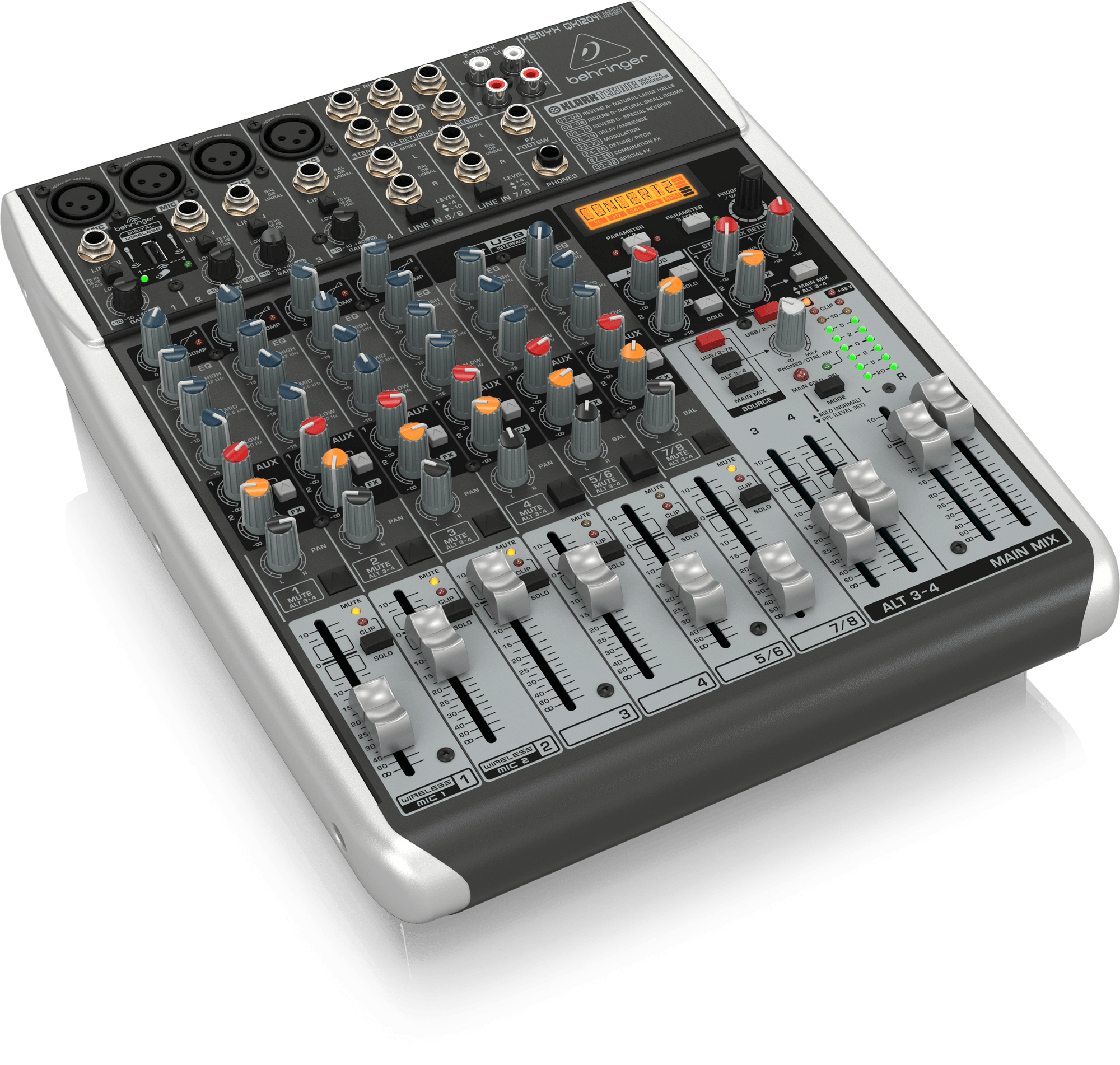 Behringer Behringer QX1204USB 八軌數位效果混音器 mixer 第 3 張圖片｜三峽麥克風