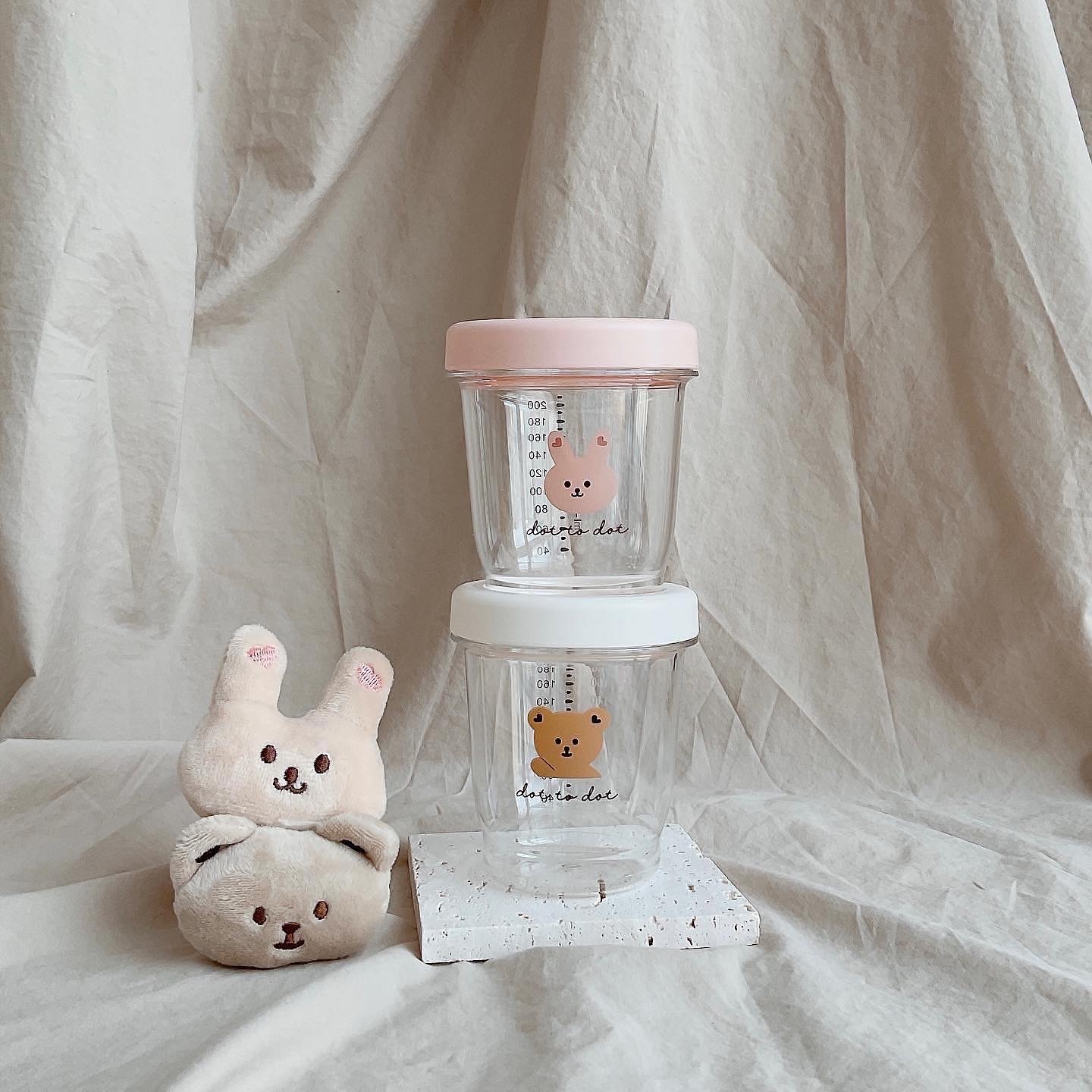 𝐃𝐨𝐭 𝐭𝐨 𝐃𝐨𝐭 兔仔輔食品容器套裝(3件套)