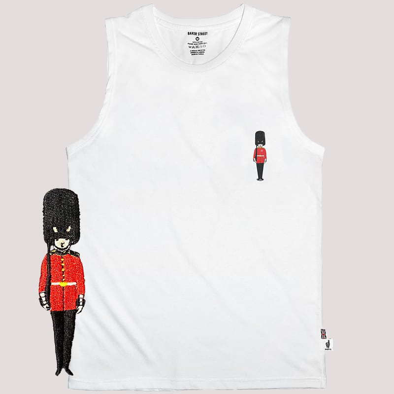 Embroidery-Alpaca Grenadier Guard 禁衛軍駝 刺繡 無袖背心