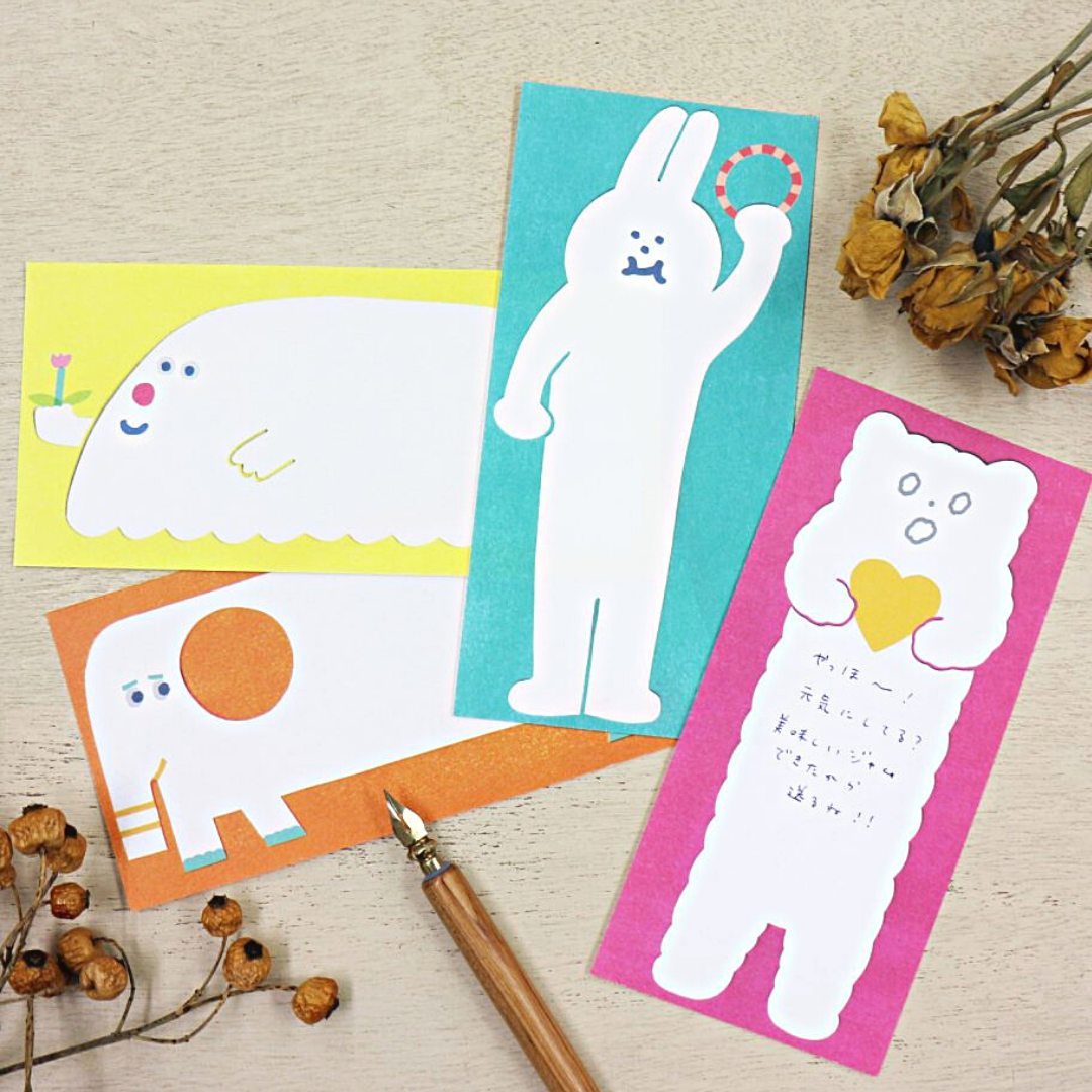 Hyogensha Mino Washi Paper Pad－AIUEO Series (Japanese Stationery Brand)