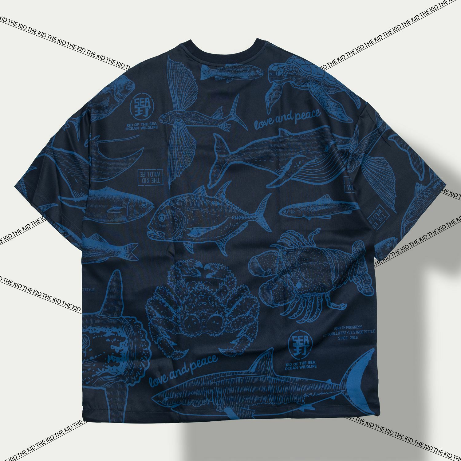 KID ® 海洋滿版系列 短T 藍