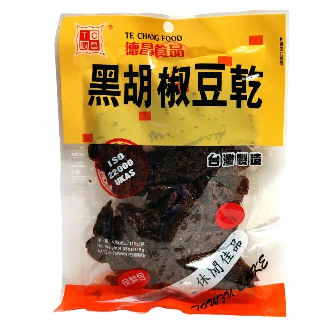【德昌】黑胡椒豆乾115g