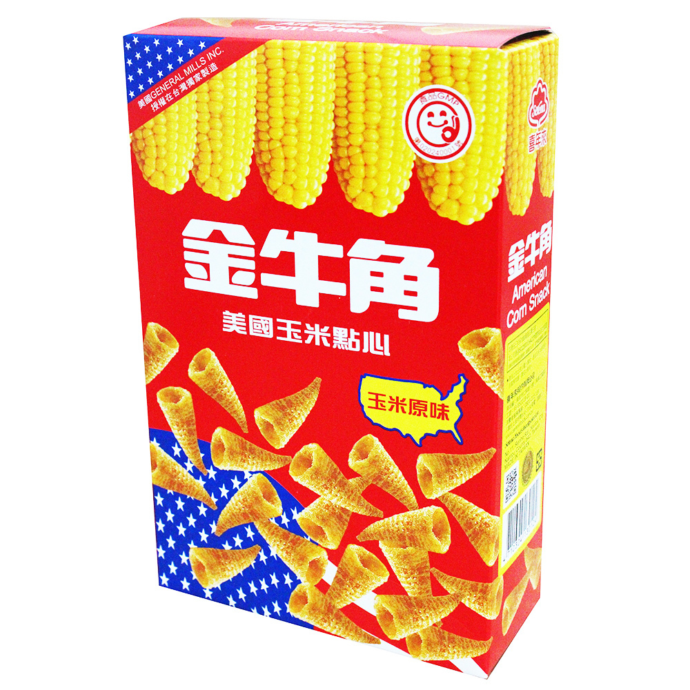 【喜年來】金牛角玉米原味60g
