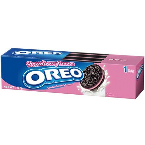 【OREO】奧利奧草莓夾心餅乾137g