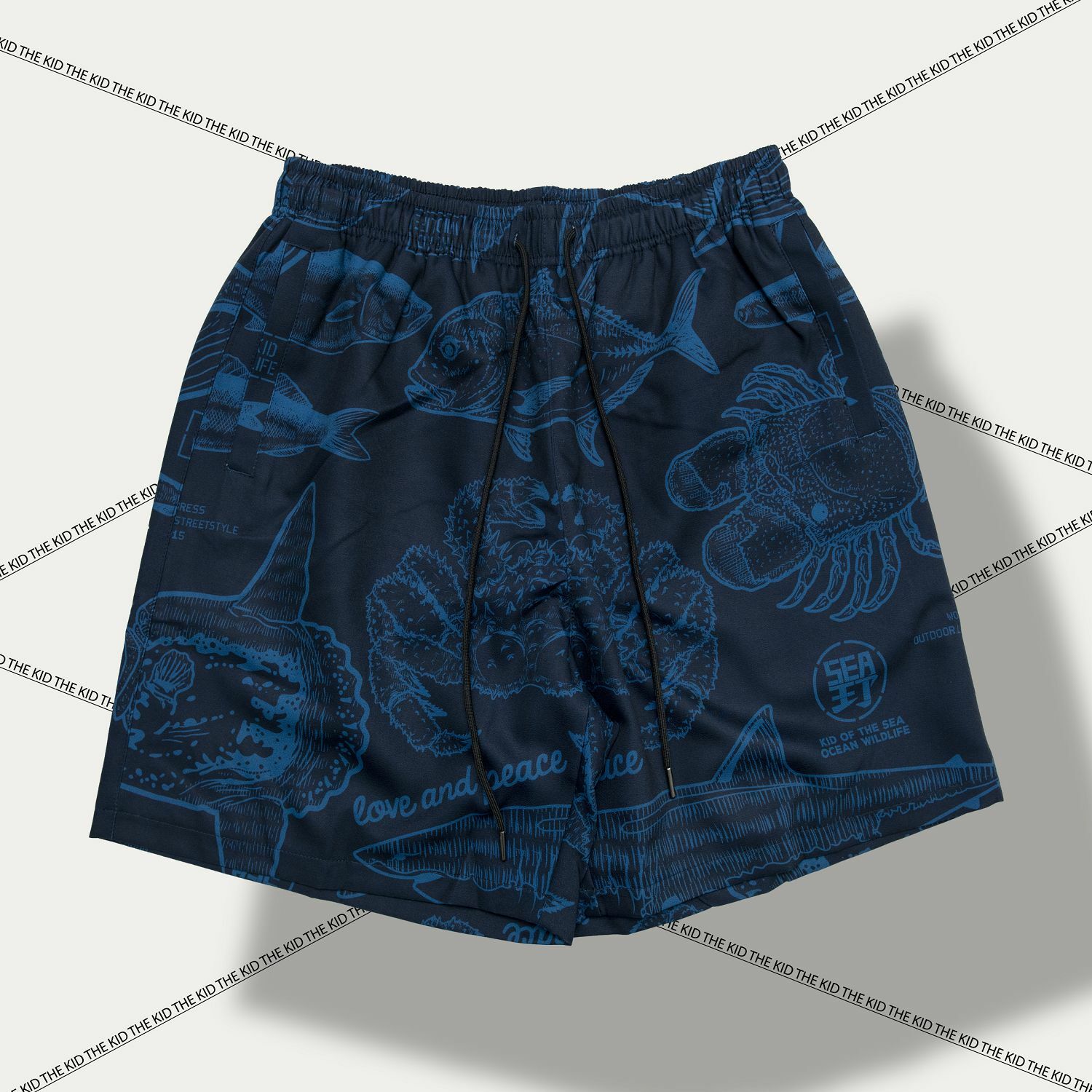 KID ® 海洋滿版系列 短褲 藍