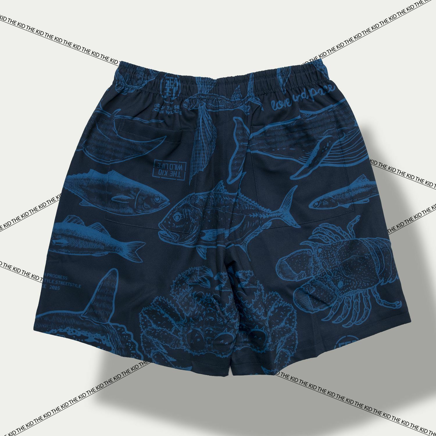 KID ® 海洋滿版系列 短褲 藍