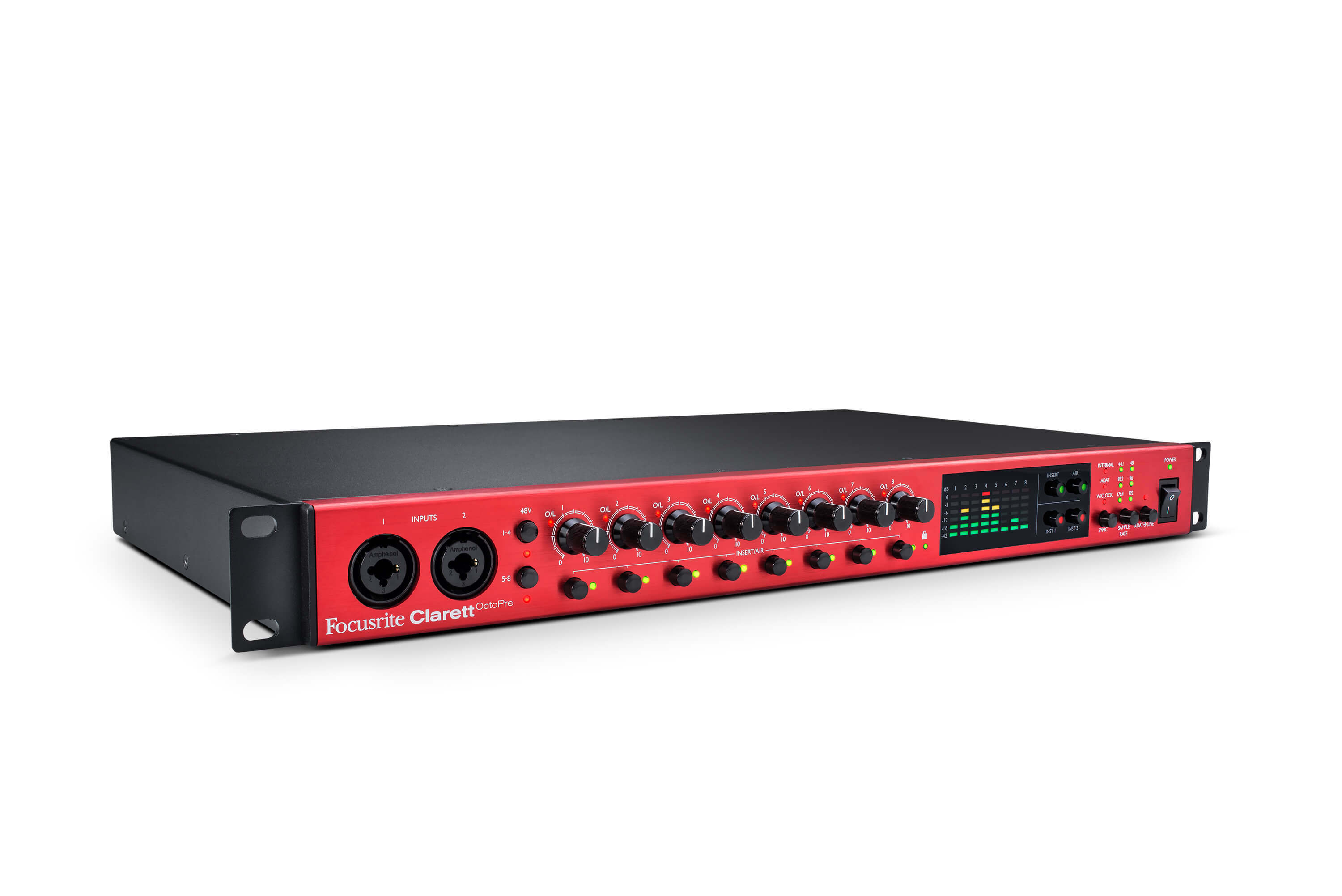Focusrite Focusrite Clarett Octopre 8 頻道麥克風前級音頻處理器 1U機架式 第 3 張圖片｜三峽麥克風