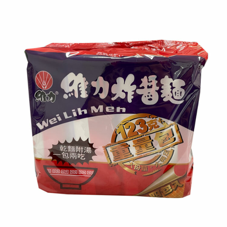 【維力】維力炸醬麵-重量包 1袋(123gx4入)