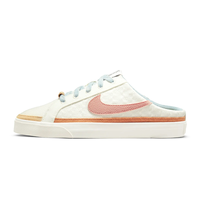 Nike Court Legacy Mule 米白粉 穆勒鞋 懶人鞋 女款 DV1741-181 [台灣現貨]
