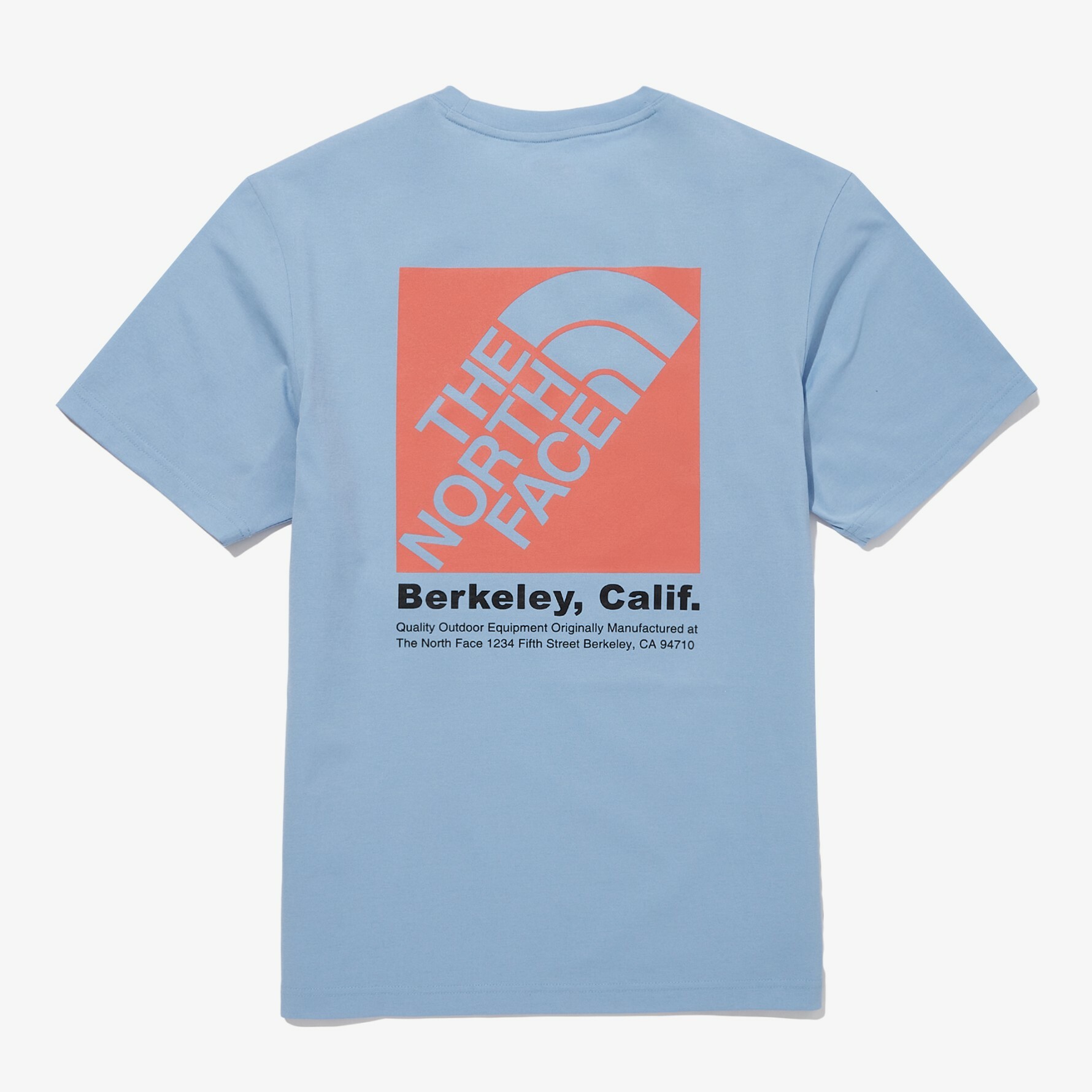 THE NORTH FACE ELLISON S/S R/TEE 天空藍 LOGO 短袖 短T NT7UN04M