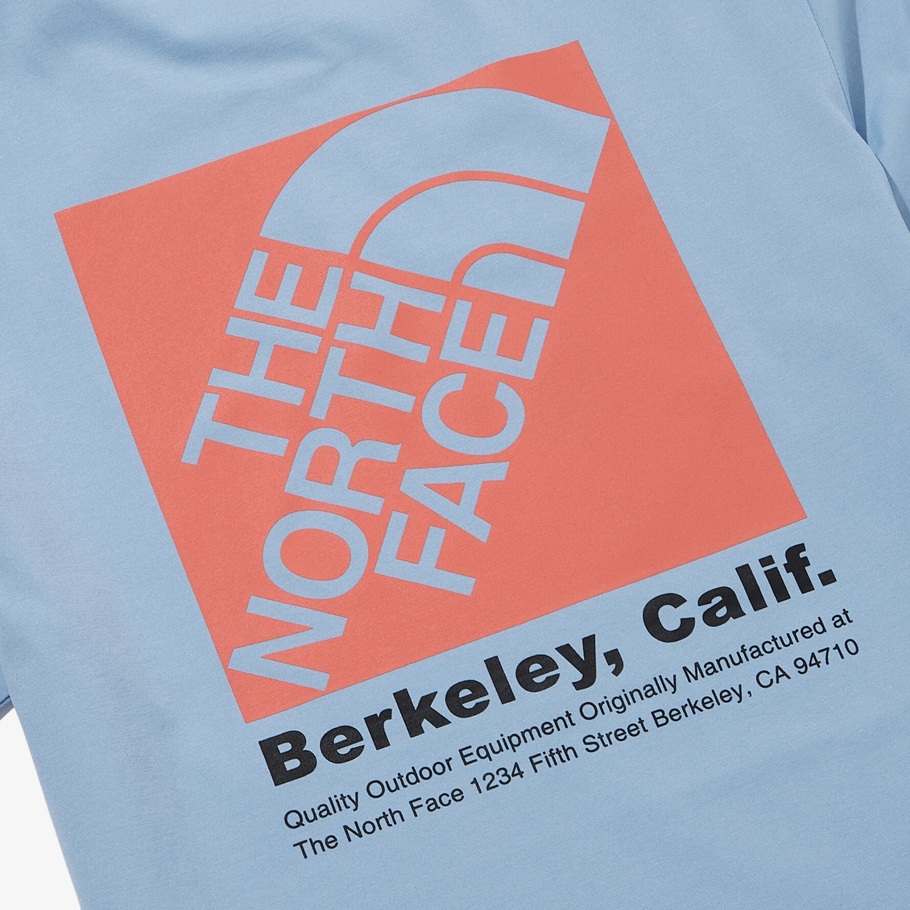 THE NORTH FACE ELLISON S/S R/TEE 天空藍 LOGO 短袖 短T NT7UN04M