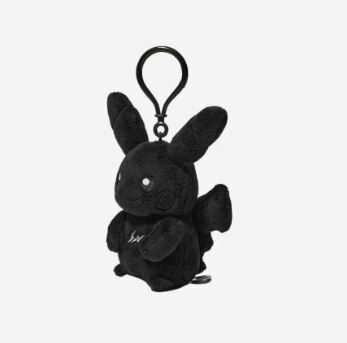 Thunderbolt Project 藤原浩 x 寶可夢 全黑鑰匙扣 皮卡丘 PFI12090