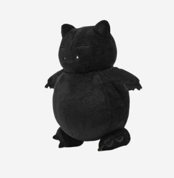 Thunderbolt Project 藤原浩 x 寶可夢 全黑絨毛玩偶 卡比獸 PFI12050