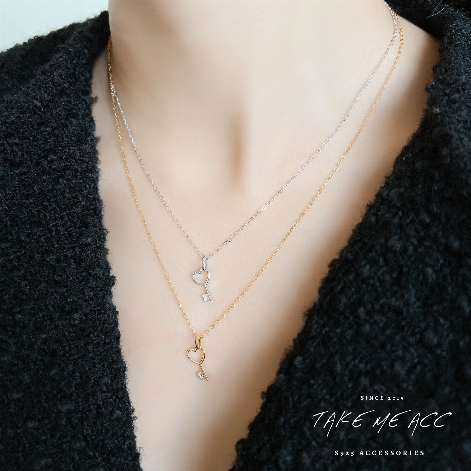 心上鎖｜純銀項鍊