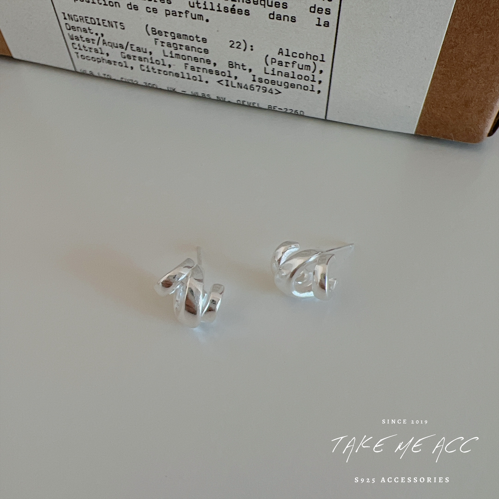 散漫日常｜全純銀耳環