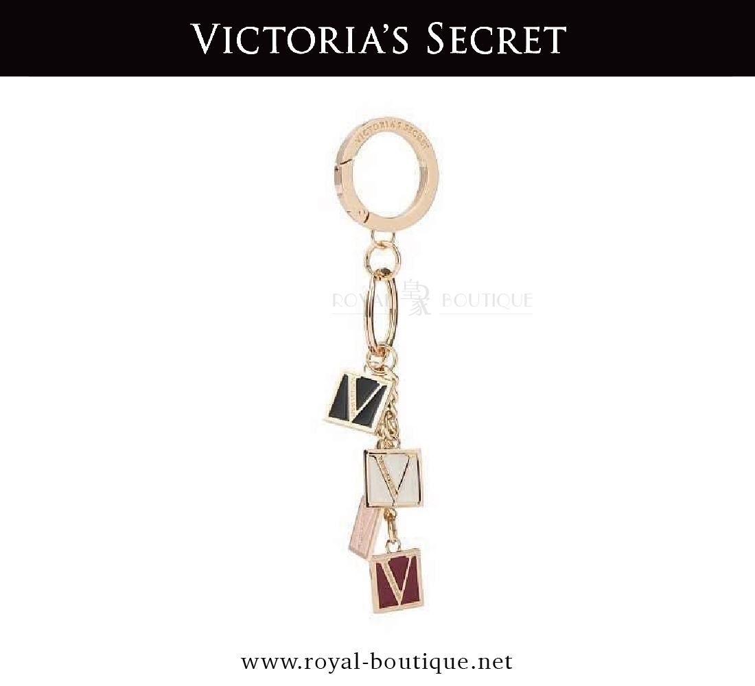 Victoria Secret 維多利亞多色英字V鑰匙圈